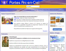 Tablet Screenshot of portesarcenciel.com